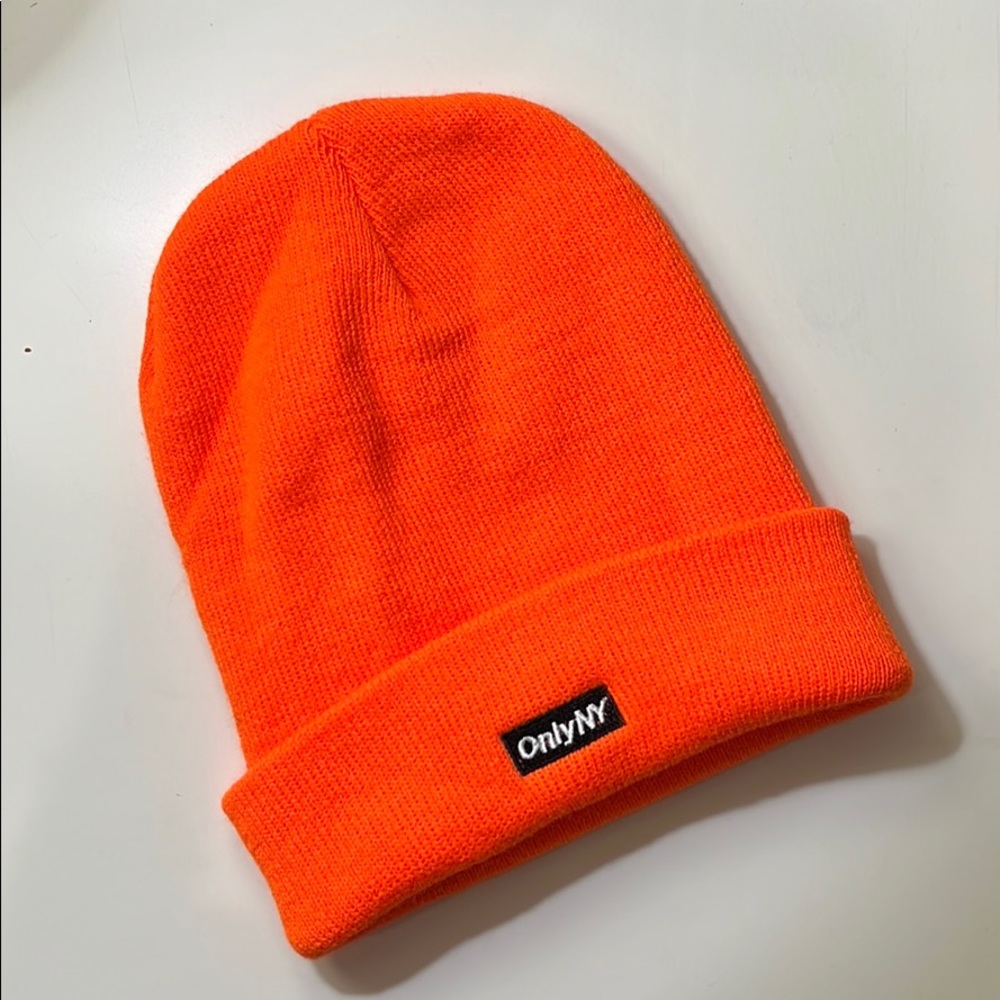 OnlyNY Orange Beanie